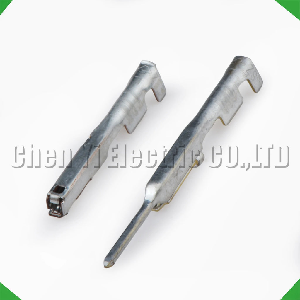 50 Pcs 0.6 mm Male or Female wire Crimp Pins For 8100-4030 8100-4027 Sheath Automotive ...