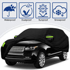Universal For Audi A3 A4 A5 A6 A7 B7 B8 C5 Q2 Q3 Q5 7 Body Full Covers Black/Silver Outdoor Sun Snow Rain Protection Cover Amagi
