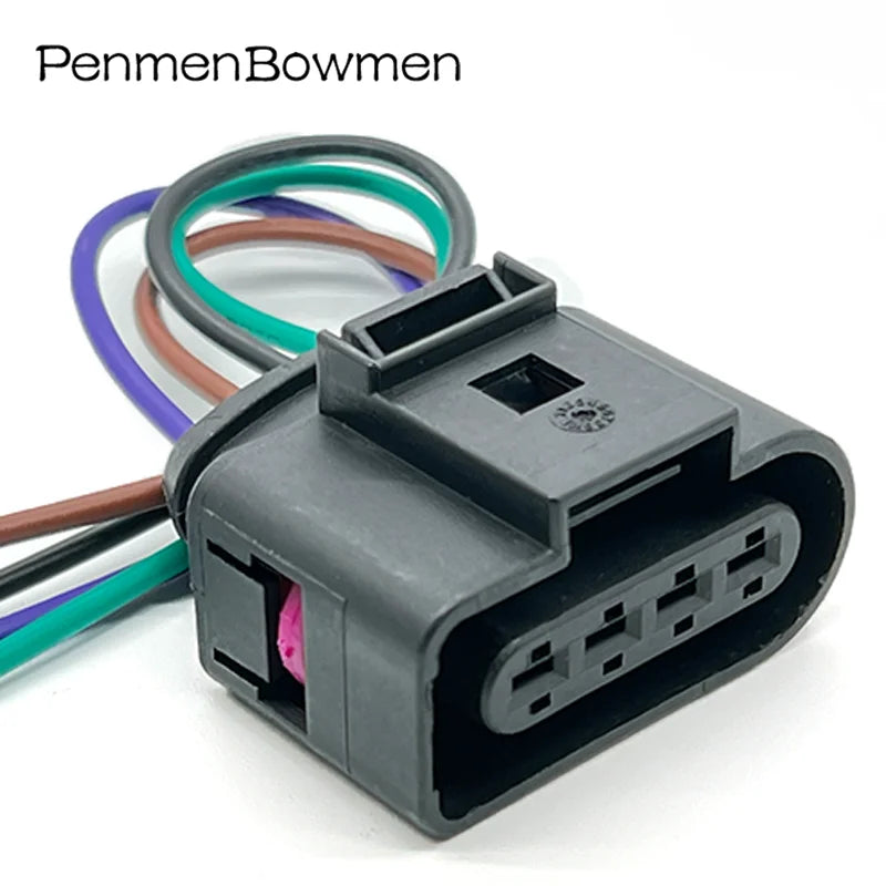 1 Set 4 Pin Auto Engine Ignition Coil Waterproof Electrical Cable Connectors Female Wire Harness Plug 8K0973724