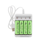 1PC AAA And AA Rechargeable Battery Station High-Speed USB 3/4 Slot Fast Rechargeable Battery Charger Short Circuit Protection