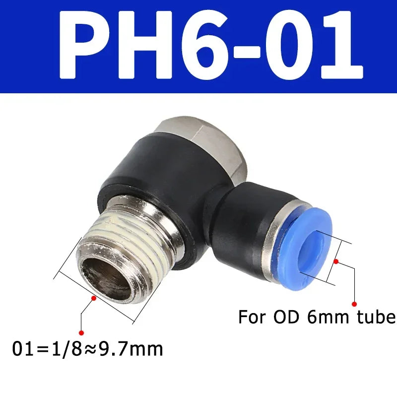 10/50/200PCS Pneumatic Straight Connector BSPT Thread, External Hex Air Hose Fitting 1/8 1/4 3/8 1/2 Inch for Air Compressor