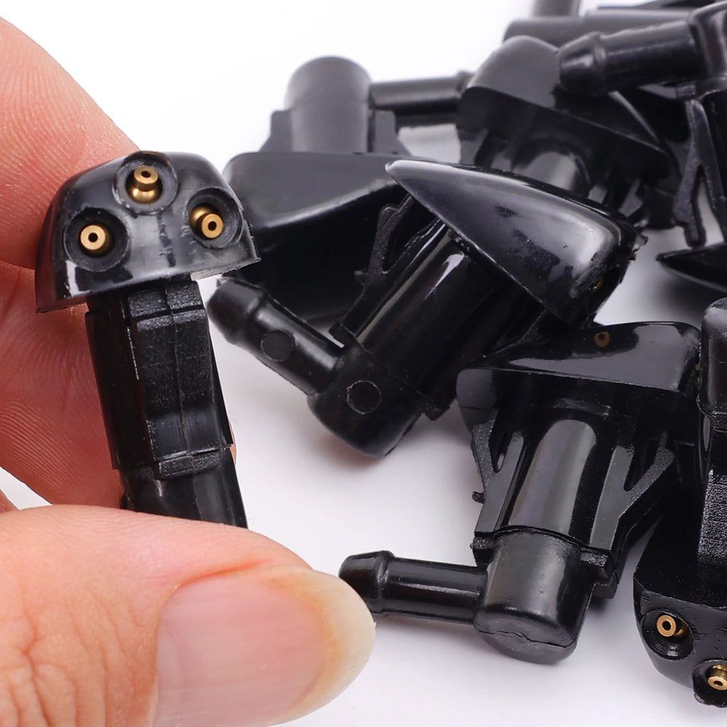 10/1Pcs Car Windshield Wiper Washer Spray Nozzle for Most Car Model Auto 3 Holes Windshield Washer Nozzles Wiper Water Spray Jet