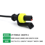 5/20/100 Sets HID 1/2/3/4/5/6 Pin Waterproof Auto Connector Kit with 15CM 18AWG Wire for Car/Truck Harness Wiring