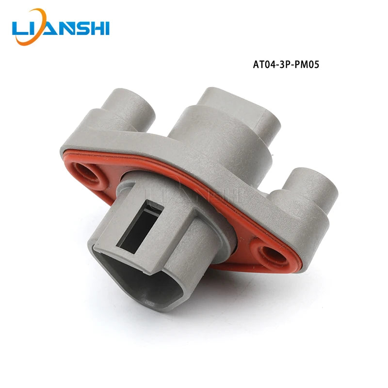 3-hole waterproof plug AT04-3P-PM05 harness connector with flange panel mounting controller low voltage plug-in