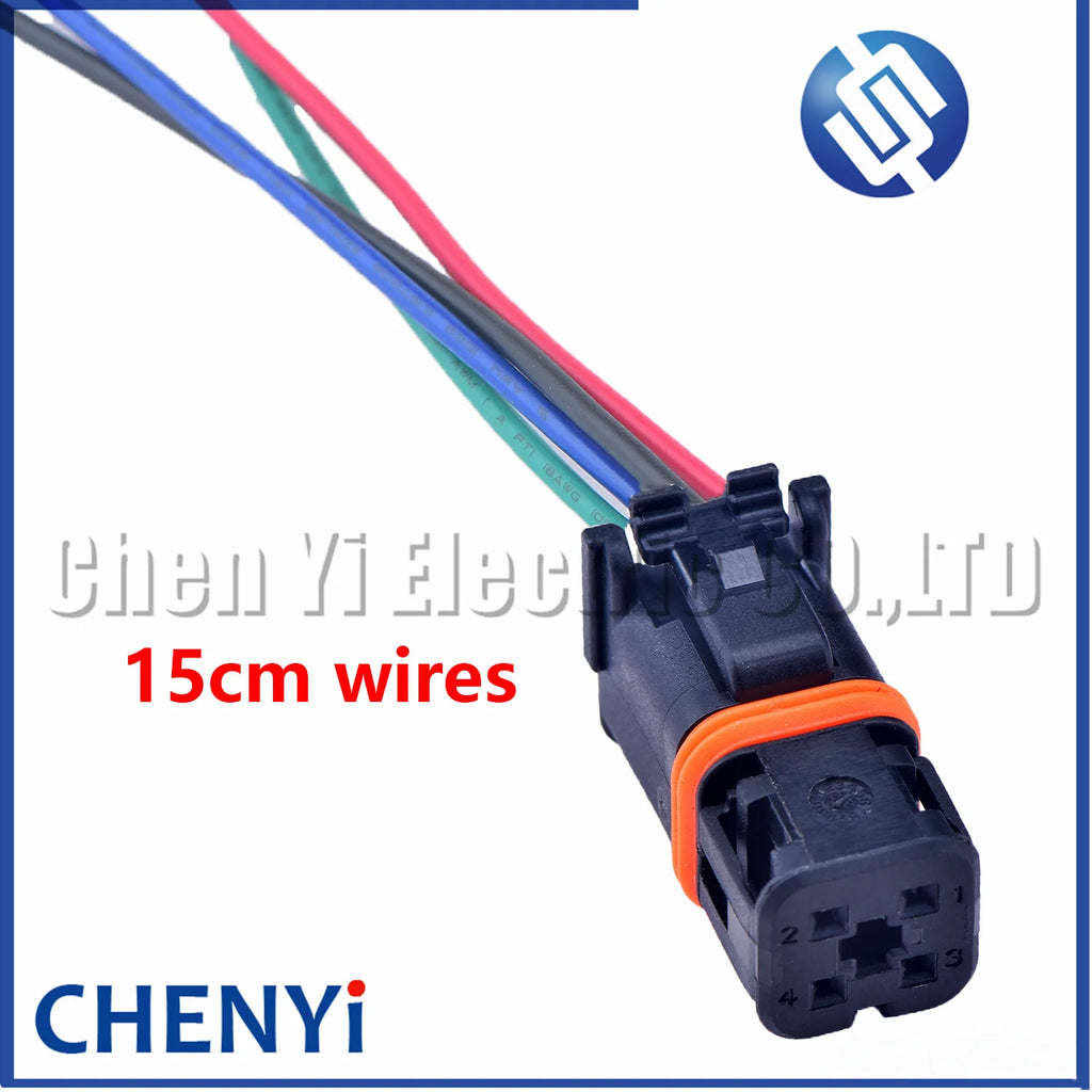 4 Pin Automotive waterproof connector Reverse image camera plug door handle Plug 2298159-1 2298160-1 2298152-1 2298153-1