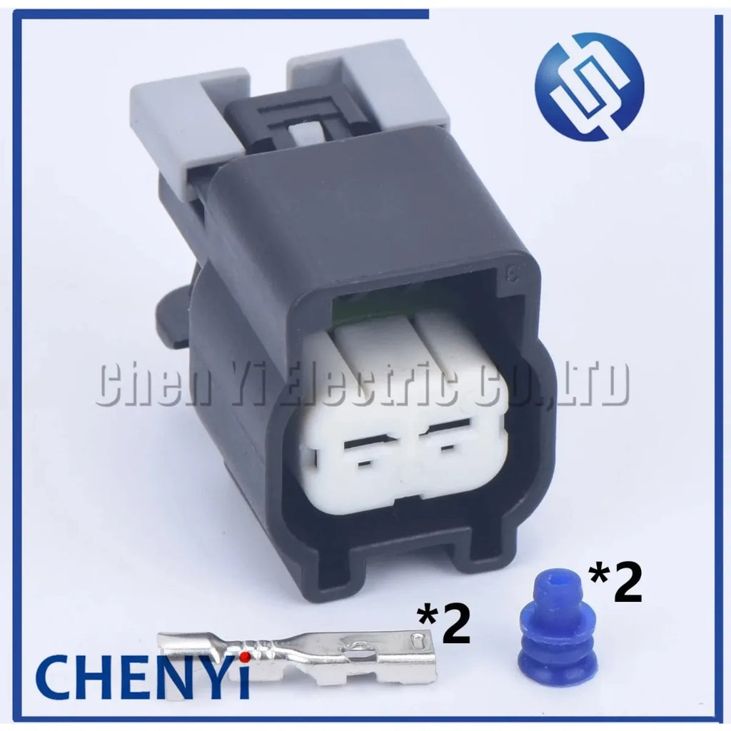 2 Pin Engine Cooling Fan Motor Wiring Connector Plug PT2188 88988506 13517352 For Equinox Buick GMC Pontiac Suzuki Chevrolet