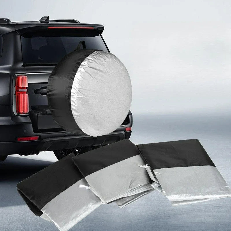 Spare Tire Cover Auto Vehicle Wheel Protector 13-19/19-23inch Case Polyester Car Tyre Storage Bags Cars Wheel Protection Amagi