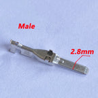 50 pcs Auto Wire Terminal Crimp Loose Pins 2.8 mm Splice crimp For Car Electric Connector 7116-4111-02 7116-4110-02 7283-8977-30