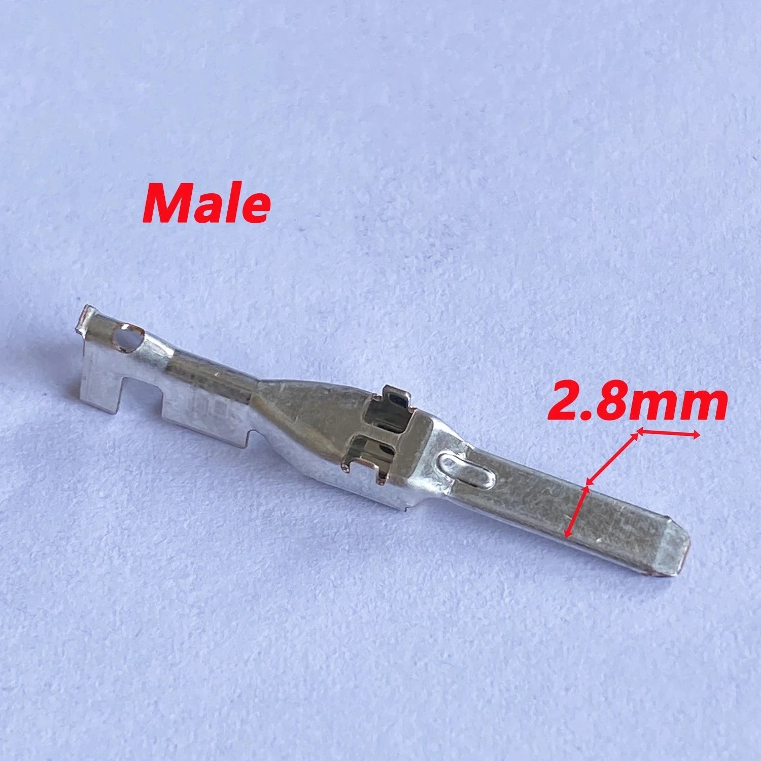 50 pcs Auto Wire Terminal Crimp Loose Pins 2.8 mm Splice crimp For Car Electric Connector 7116-4111-02 7116-4110-02 7283-8977-30