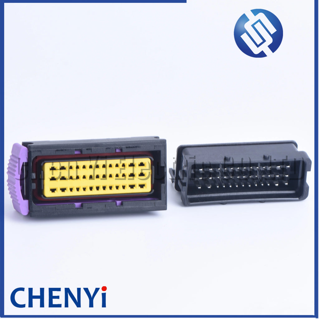 39 Pin ECU Box Aluminum shell auto connector PCB Socket plug car on-board controller panel circuit board connector with Pins