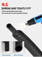 5Meter 4:1 Heat Shrink Tube with Glue Thermoretractile Heat Shrinkable Tubing Dual Wall Heat Shrink Tubing 4 6 8 12 16 20 24 32