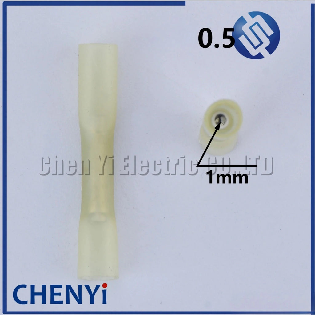 Heat shrinkable waterproof middle terminal wire joint connector  insulated cold pressed terminal For BHT0.5/1.25/2.0/5.5