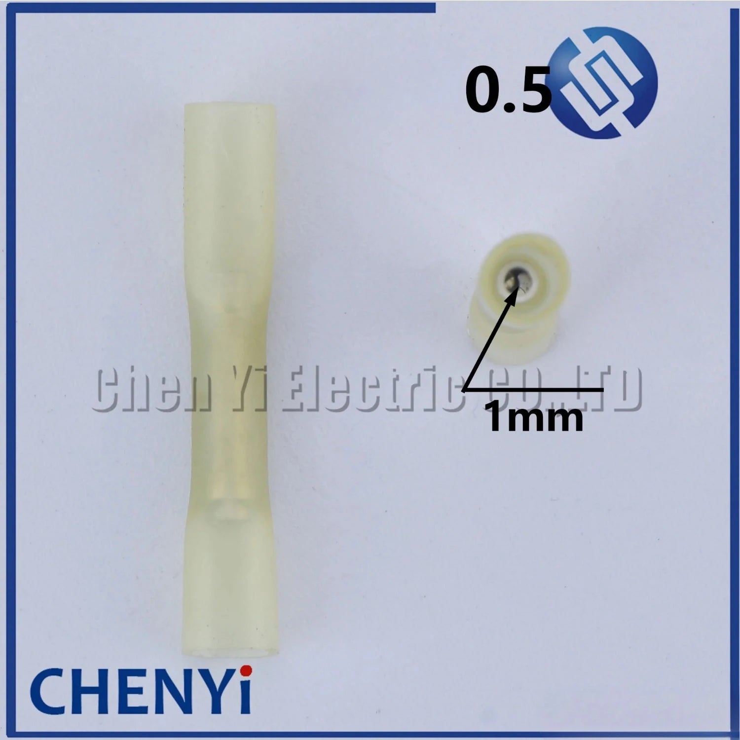 Heat shrinkable waterproof middle terminal wire joint connector  insulated cold pressed terminal For BHT0.5/1.25/2.0/5.5