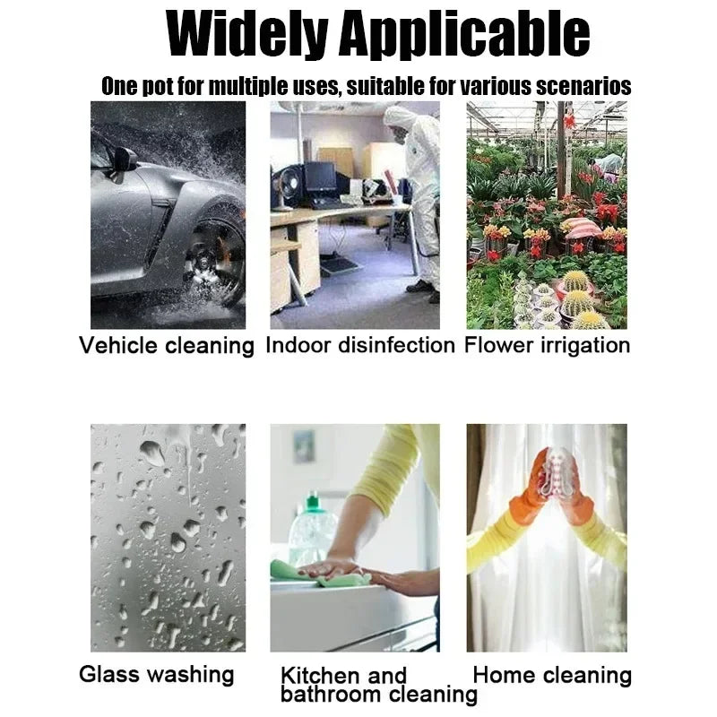 Car 2L Hand Pump Sprayer Pneumatic Washer Foam Snow Foam High Pressure Wash Spray Bottle for Car Home Cleaning Tool Amagi