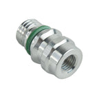 A/C Service Valve High Side R-134a Port Adapter With Replaceable Valve Cores Air Conditioning Pipeline