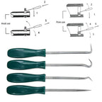 Car Oil Seal Hook Puller Remover Screwdriver Pick Hooks Tools Set 4Pcs for Sealing Car Repair Motorcycle