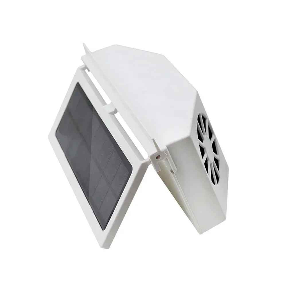 Car Exhaust Fan USB Rechargeable/solar Air Circulation Cooling Heat Dissipation High Wind Power 2/3 Head Ventilation Fan Amagi