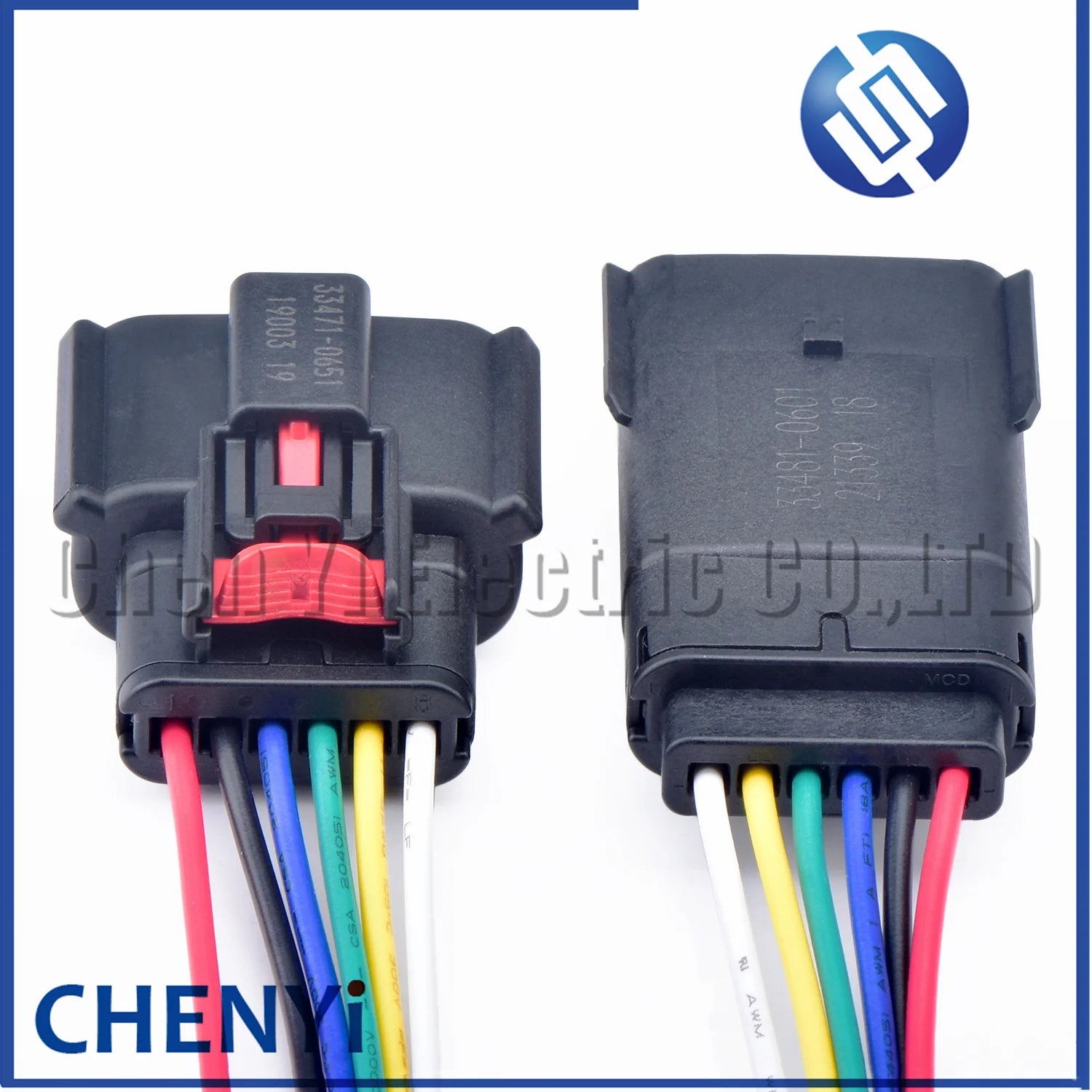 6 Pin 33471-0601 334710651 33471-0616 vehicle speed Accelerator pedal connector Tail Light plug pigtail For Ford Buick Chevrolet