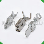 20 Pcs 6.3mm Male or Female wire Crimp Pins For 927837-1 1-968050-1 1241414-1 Sheath Au...