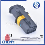 1 set Black 2 pin 18286000002 Automotive Relay Plug EFI Motor Socket Electrical Car Connector Light Socket