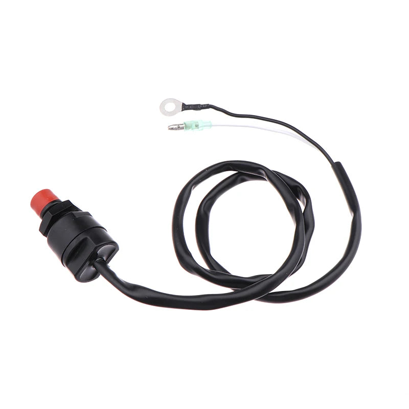 1Pcs Universal Boat Outboard Engine Motor Start Kill Switch Keyless Push Button Applicable For Ships