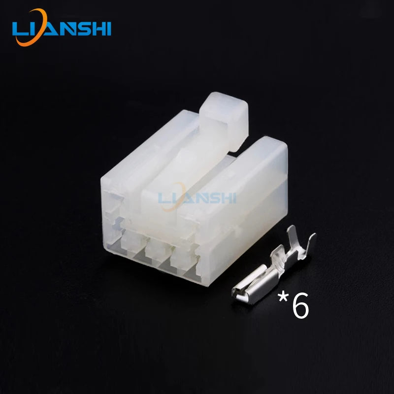 7122-1360 7123-1360 is suitable for Toyota car audio modified plug 6p male bus harness plug matching terminal DJ7061A-2.3-11/21