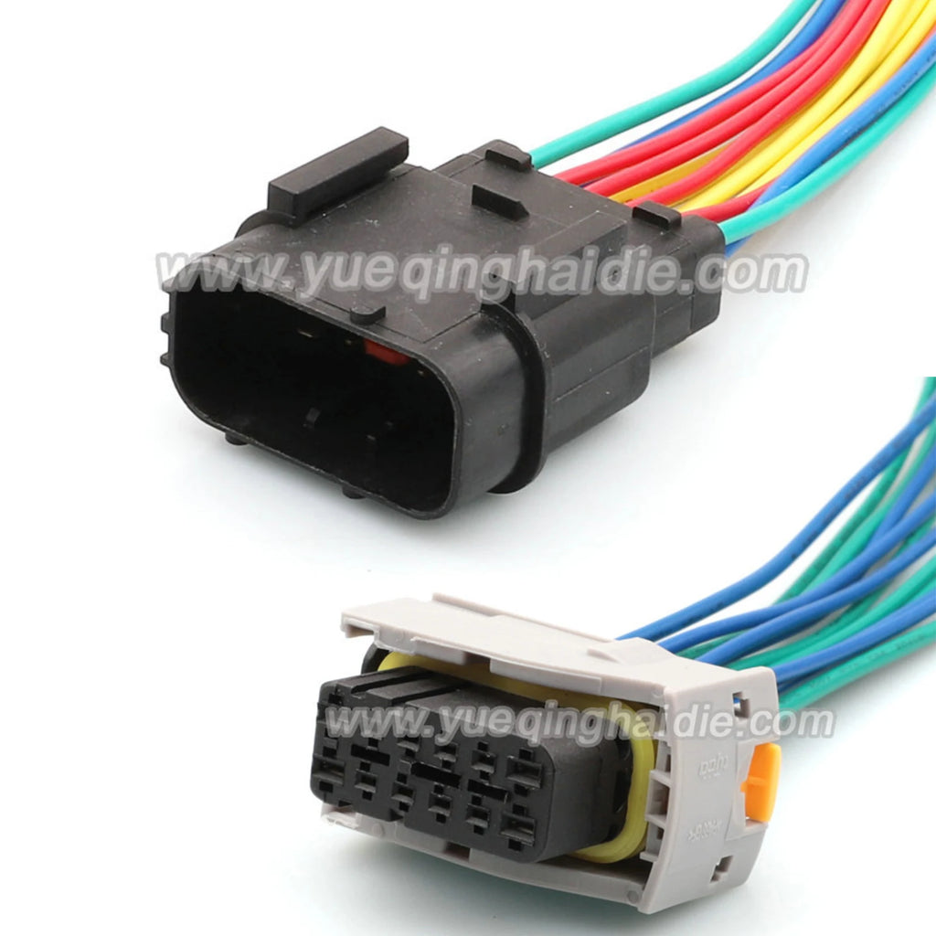 12 Pin Tyco Automotive Waterproof Connector Car Wiring Harness Socket Plug For Heavy Duty Urea Pump 284848-2 284849-1