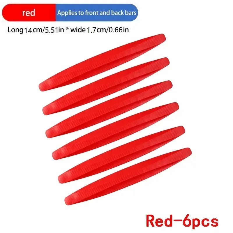 Anti Collision Car Bumper Guard Strip 4Pcs Front Rear Protection Strips Scratch Protector Crash Blade Auto Accessories for Amagi