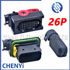 26 Pin Automobile Connector Plug With Pins cover 1-2112035-1 1-2112036-1 1-2112041-1 1-2112042-1 2112046-1