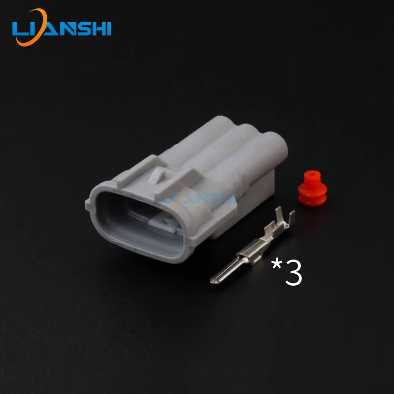 6189-0443 Car generator headlight plug 3p male and female wiring harness connector with terminal DJ7031-2.2-11/21