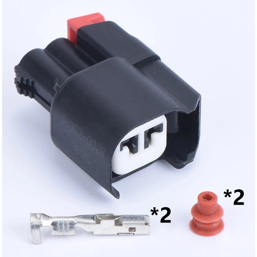2 Pin male or female auto waterproof connector Fuel injector front wheel ABS sensor plug for Ford Buick Chevrolet EV6