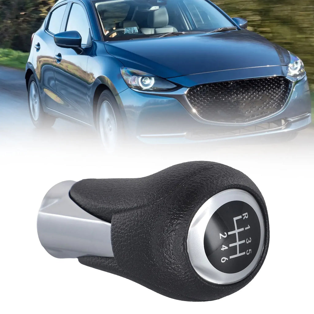 Car Gear Shift Knob FOR MAZDA 2 3 6 For CX-5 Auto Leather Gear Lever Head Shifter Manual TRANSMISSION Accessories