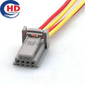 4 Pin 1473672-2 Auto Emergency Flashers Light Wire Socket Female Cable Connector For Toyota Cars