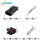 12129615/12110293 is a 3-hole waterproof wiring harness connector suitable for automotive crankshaft sensor plugs