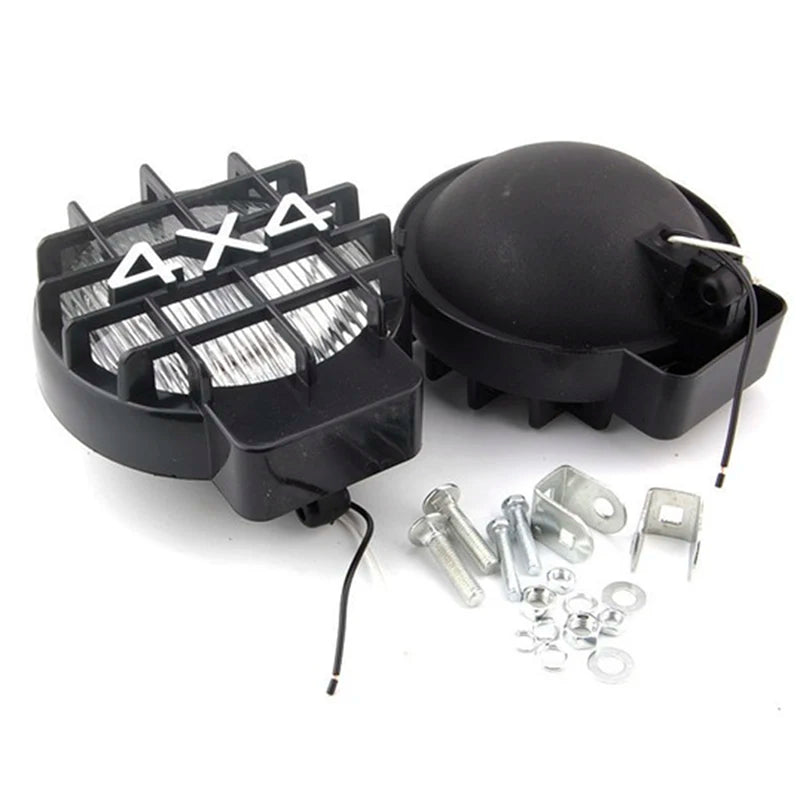 1X 5.5" 4X4 Round Off Road White Driving Halogen ATV Fog Light Lamp Spotlight