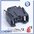 1 set 2 pin car waterproof female car waterproof harness protection housing fuel Injector auto connector For EV1 efi series