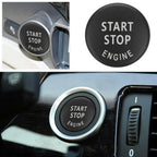 Car Start Stop Engine Button Switch Cover For BMW E70 X6 E71 X1 E84 X3 E83 Black Car Engine START Button Replace Cover
