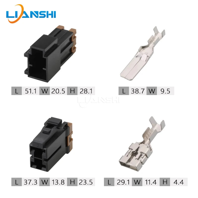 7122-4123-303 Automotive 2-hole high-current plug high-power wiring harness connector shell fitting terminal 7123-4123-303