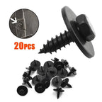 20X Hex Head  Screw Mudguard Liner Air Duct Splash Shield Trim For BMW 07147129160 Splash  Shield Clip Bolt Screw Car Accessorie