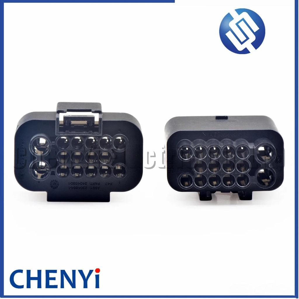 16 Pin Car bumper radar sensor connector Trailer power harness socket plug 2304884-1 2404880-1 2304887-1 2404884-1 521194A