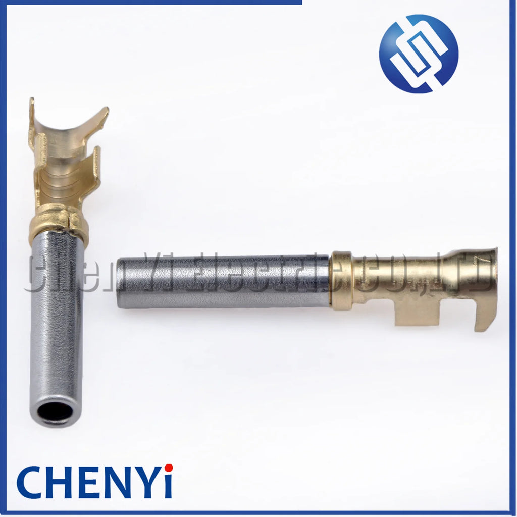 20 pcs Pin Contact 1060-16-0144 1062-16-0988 brass Gold plating 18-14 AWG  Wire Size Crimp Terminal For Deutsch DT 1.5mm Series