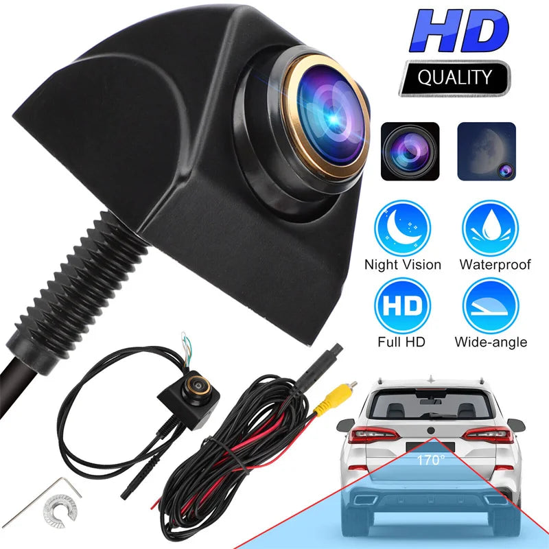 AHD 1920x1080P Car Rear View Camera 170° Fisheye Golden Lens Full HD Night Vision Vehicle Reversing Front Cameras
