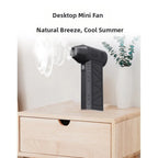 1PC New Fan Strong Portable Power Handheld DustStorm Source Turbo Jetfan LED Brushless Fan Vacuum Dust Cleaner Blower