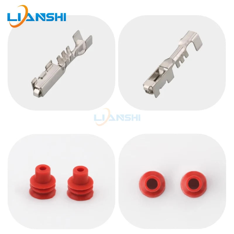 Automotive Connector 15305086 Replacement injector plug for Buick Lacrosse Geely 2-hole 2P