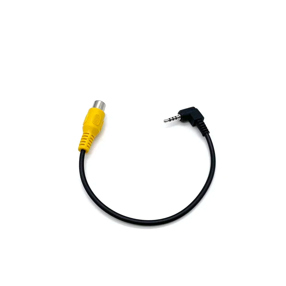 1PC AV In Video Cable Adapter 2.5mm AV Jack Male Plug To RCA Female Adapter Cable for GPS and Rear Camera Converter Cable Amagi