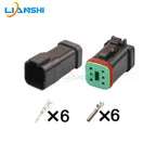 DT04-12P-E003 Dichi type connector, DT06-6S-CE05 covered excavator wiring harness connection plug, DT06-2S-CE05