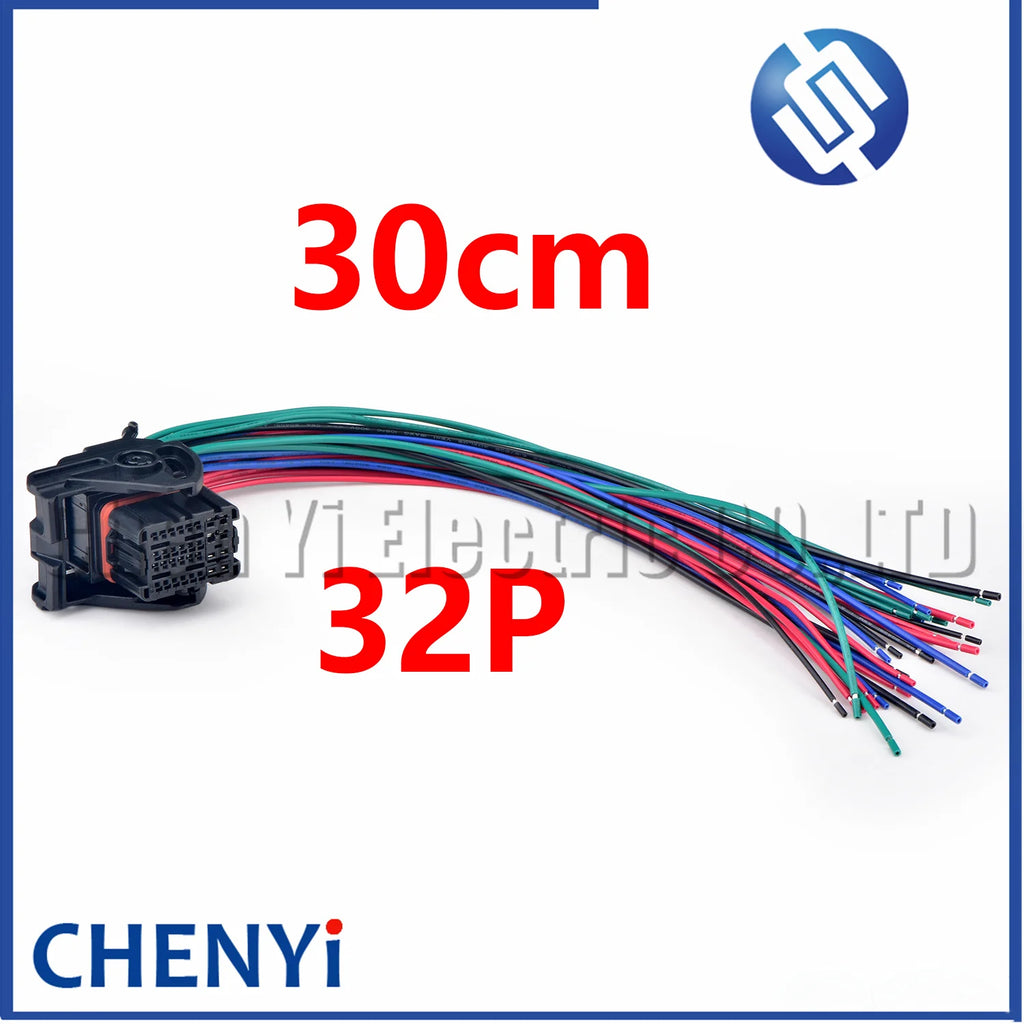 32 Pin Automotive waterproof connector Car engine Computer board ECU harness plug For Peugeot Citroen Nissan Infiniti renault