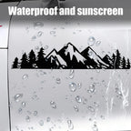 Car Exterior Stickers Forest Snow Mountain Styling Personalized Decals Car  Fashion Decoration Stickers Decorative Accessories