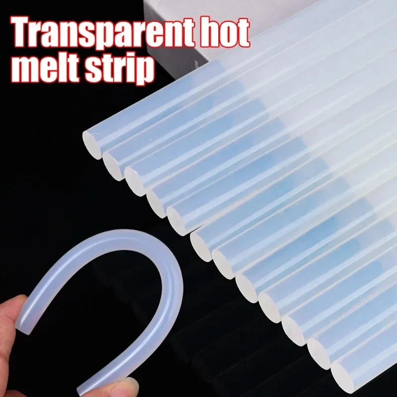 1-30PCS Transparent Hot Melt Glue Stick Strong Adhesive DIY Handmade Glue Stick Car Repair High Viscosity Hot Melt Glues Sticks