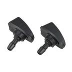 2Pcs Car Front Windshield Wiper Nozzle Car Fan-shaped Mist Windscreen Washer Water Spray Jets Nozzles Accessories
